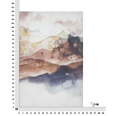 DRUKOWANA BROWN MOUNTAIN 80X3X120 cm